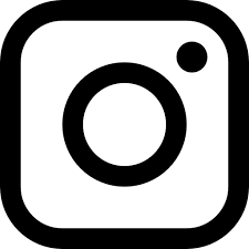 black Instagram logo