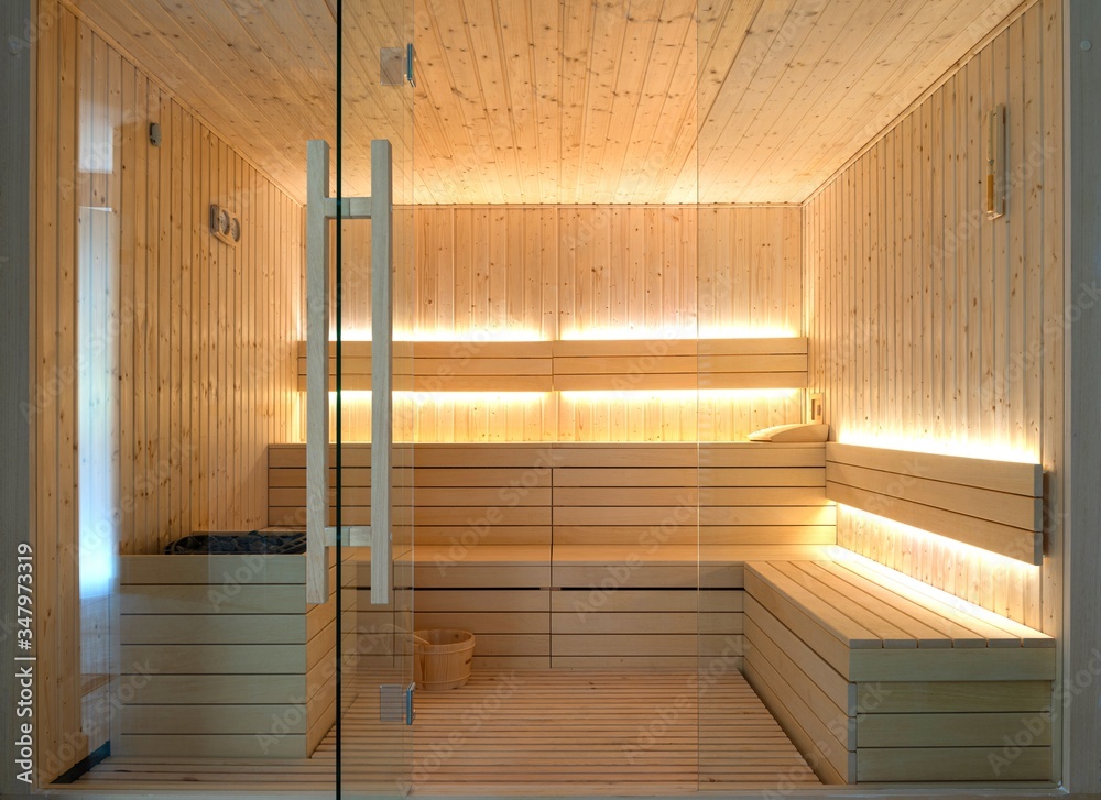 private sauna room